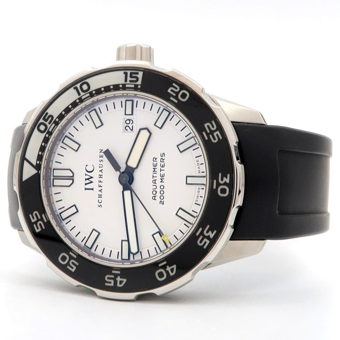 IWC Aquatimer Automatic 2000M Diver White Dial 44MM Steel/Rubber IW356806