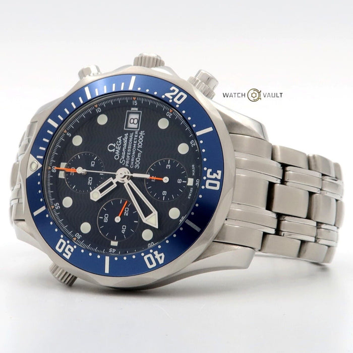 Omega Seamaster Automatic Blue Dial Chronograph Stainless Steel 41.5MM 2599.80