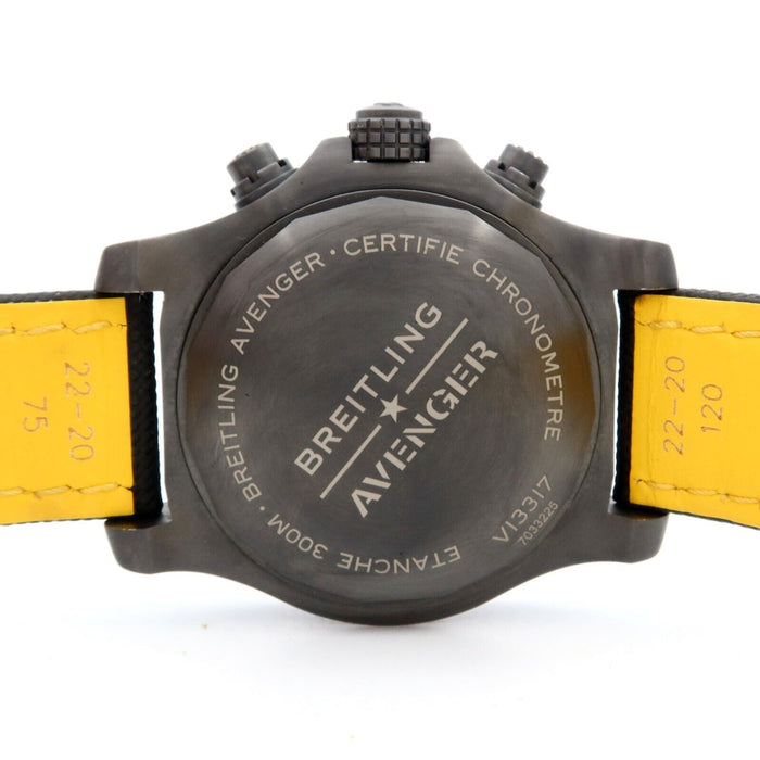Breitling Avenger 45 Night Mission Chronograph Black Dial Titanium 45MM V13317