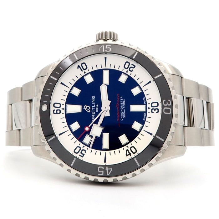 Breitling Superocean Automatic 44 Blue Dial Stainless Steel 300M A17376
