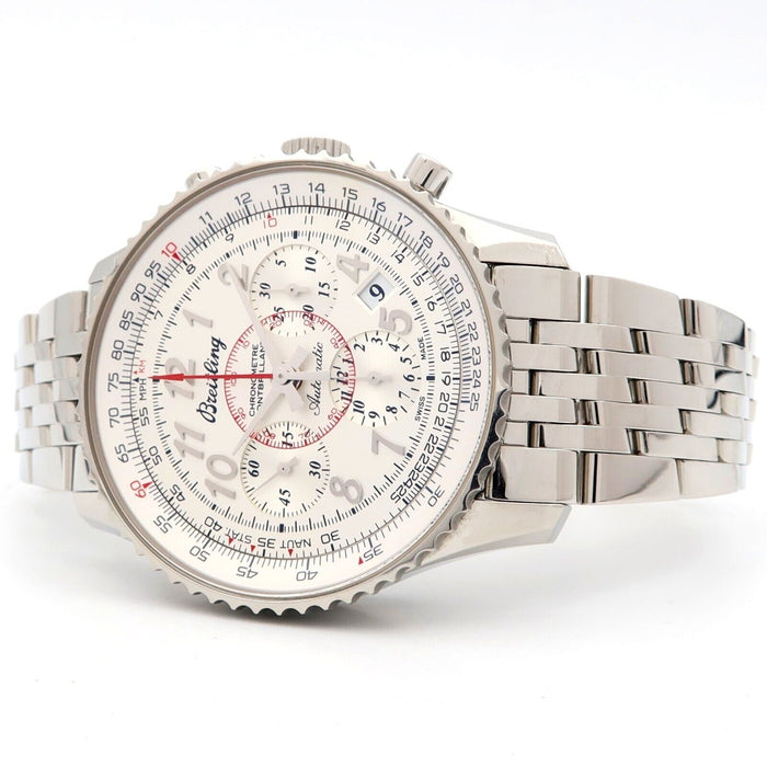 Breitling Montbrillant 01 Silver Dial Chronograph 40MM Automatic Steel AB0130
