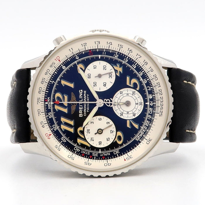 Breitling Navitimer Twin-Sixty Chronograph Black Dial 42MM Automatic A39022.1
