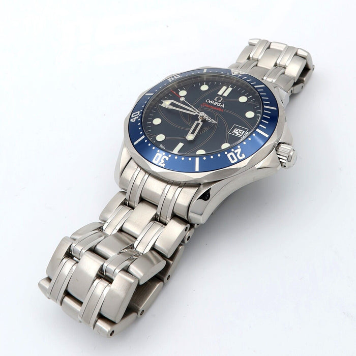 Omega Seamaster 300m 41mm Blue Dial James Bond 007 PAPERS 2226.80