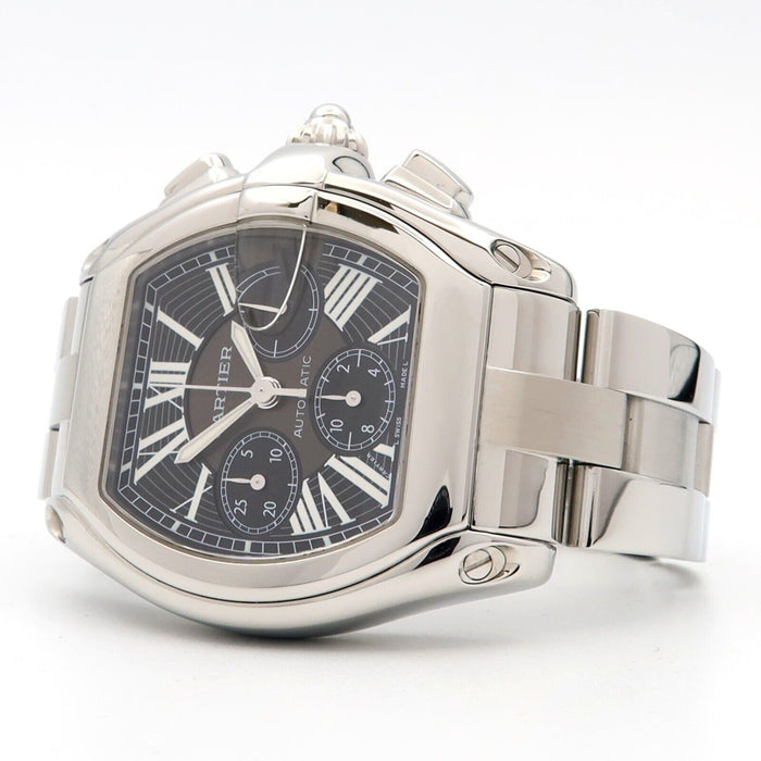 Cartier Roadster XL Black Dial Automatic Chronograph W62020X6 2618