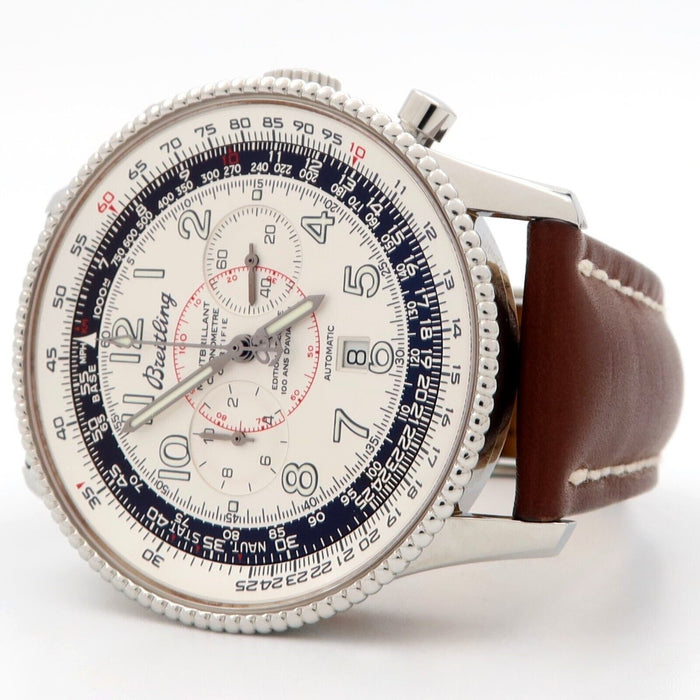 Breitling Navitimer Montbrillant Silver Dial Chronograph 42MM A35330