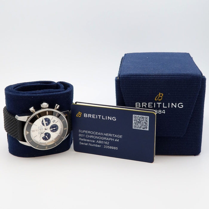 Breitling Superocean Heritage II Chronograph B01 Chronograph Silver Dial AB0162