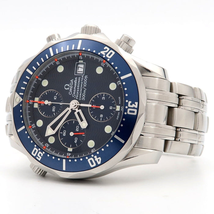 Omega Seamaster Blue Dial Chronograph Stainless Steel 41.5MM Automatic 2599.80