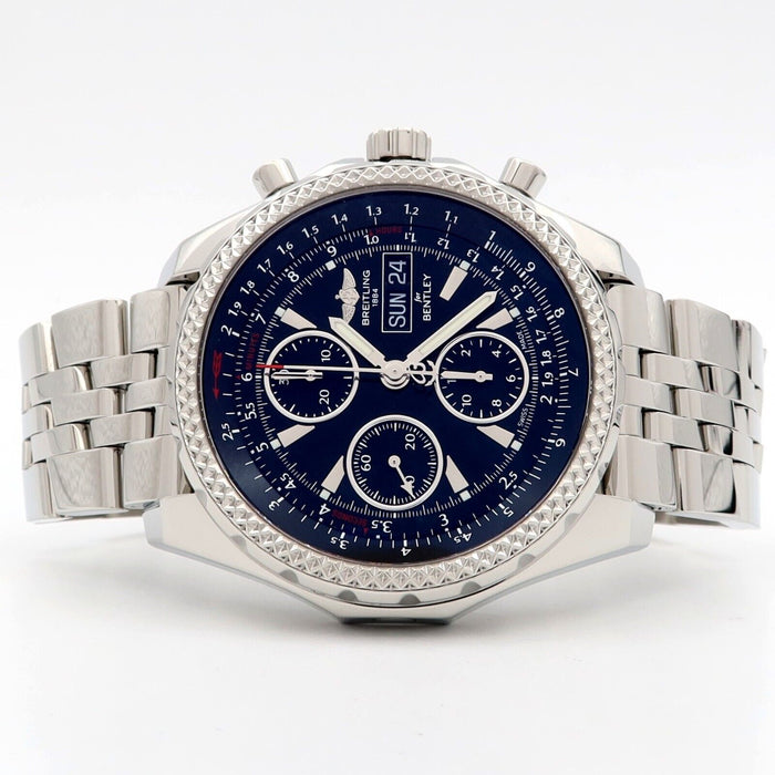 Breitling Bentley GT Chronograph Black Dial Stainless Steel Automatic A13362