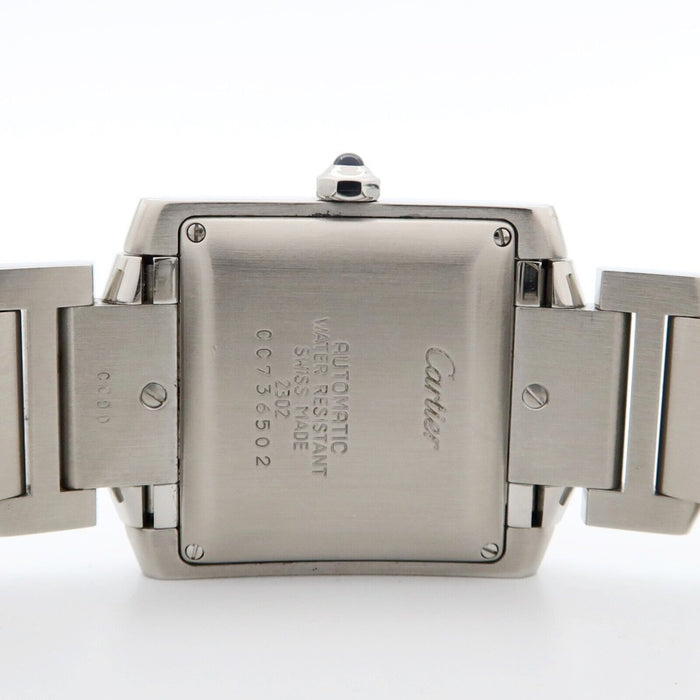 Cartier Tank Francaise Full Size Automatic Silver Dial Stainless Steel W51002Q3