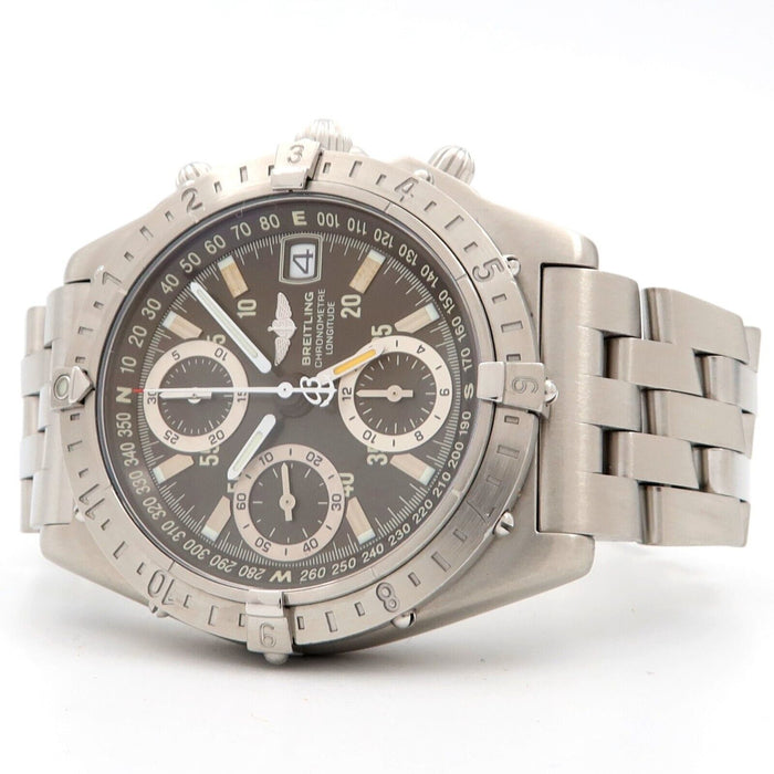 Breitling Chronomat Longitude GMT Grey Dial Stainless Steel Automatic A20348