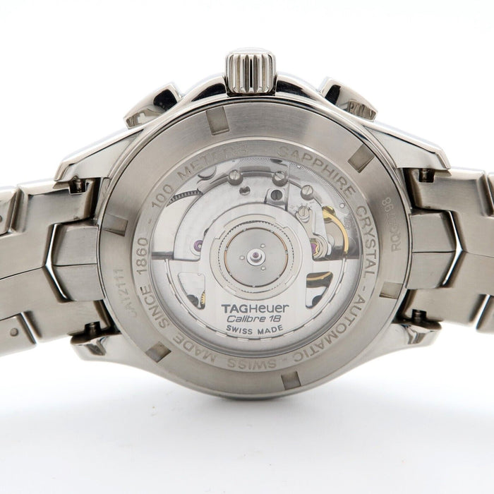 TAG Heuer Link Calibre 18 Silver Dial Chronograph 40MM Steel CAT2111.BA0959