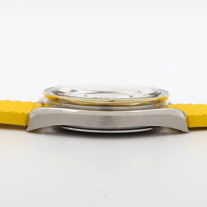 Omega Speedmaster Reduced White Dial Chronograph 18K Gold & Steel 39MM 175.0032