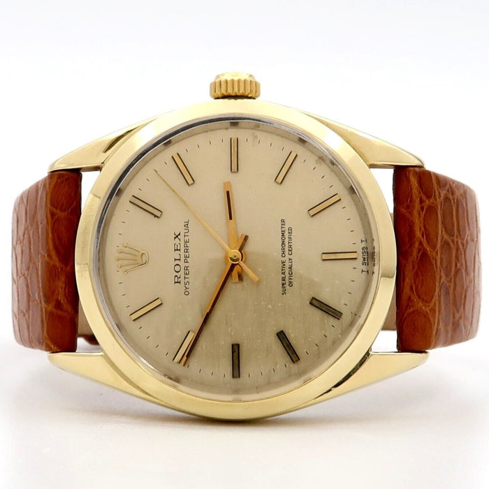 Rolex Oyster Perpetual 34 Gold Cap Gold/Steel 34MM Automatic 1024