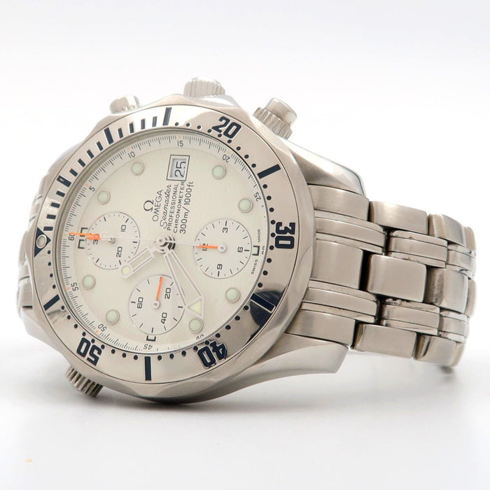 Omega Seamaster Chronograph White Dial Automatic Stainless Steel 41.5MM 2598.20
