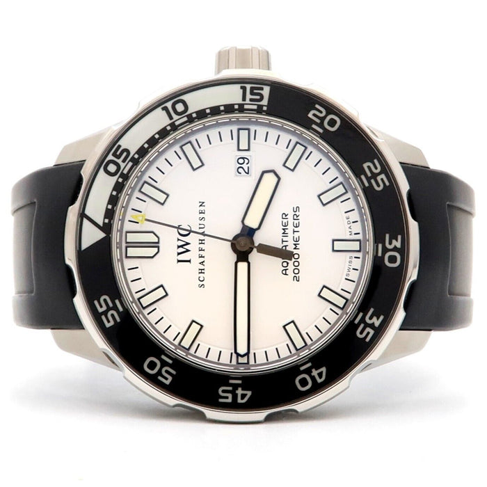 IWC Aquatimer Automatic 2000M Diver White Dial 44MM Steel/Rubber IW356806