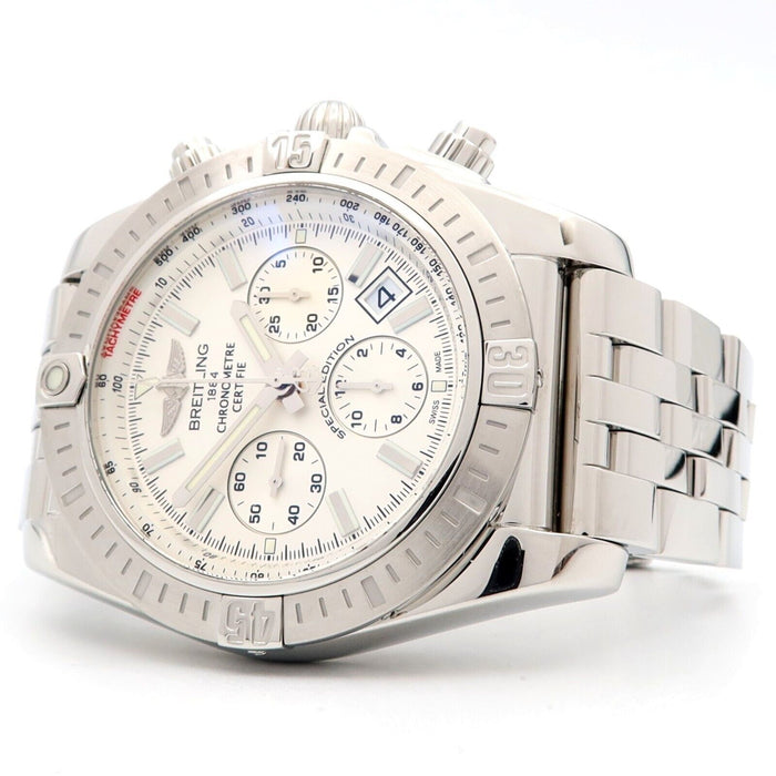 Breitling Chronomat 44 Stainless Steel Silver Dial 44MM Automatic AB0115