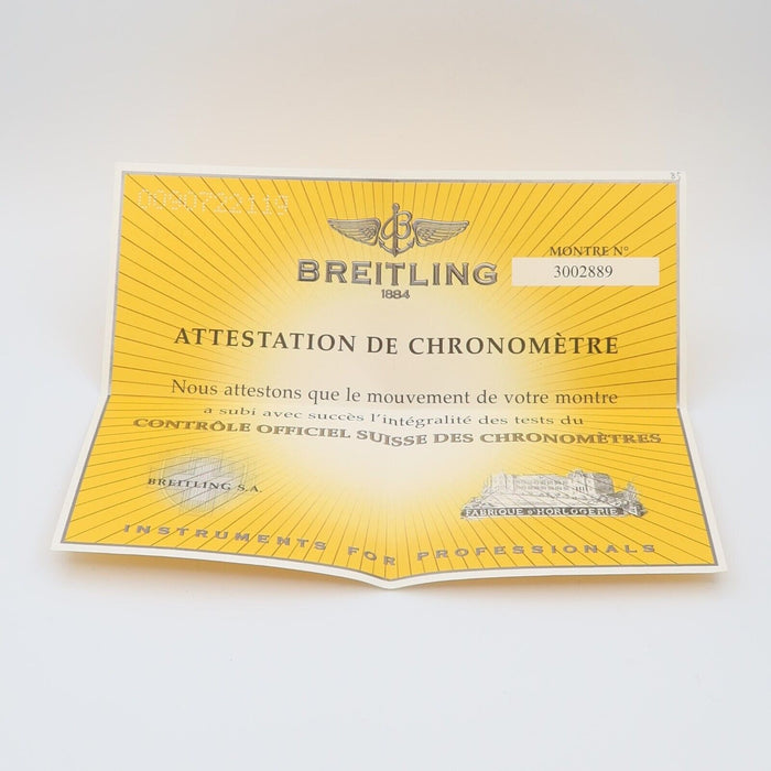 Breitling Chronomat 44 White Dial Automatic Chronograph BX/PRS AB0110